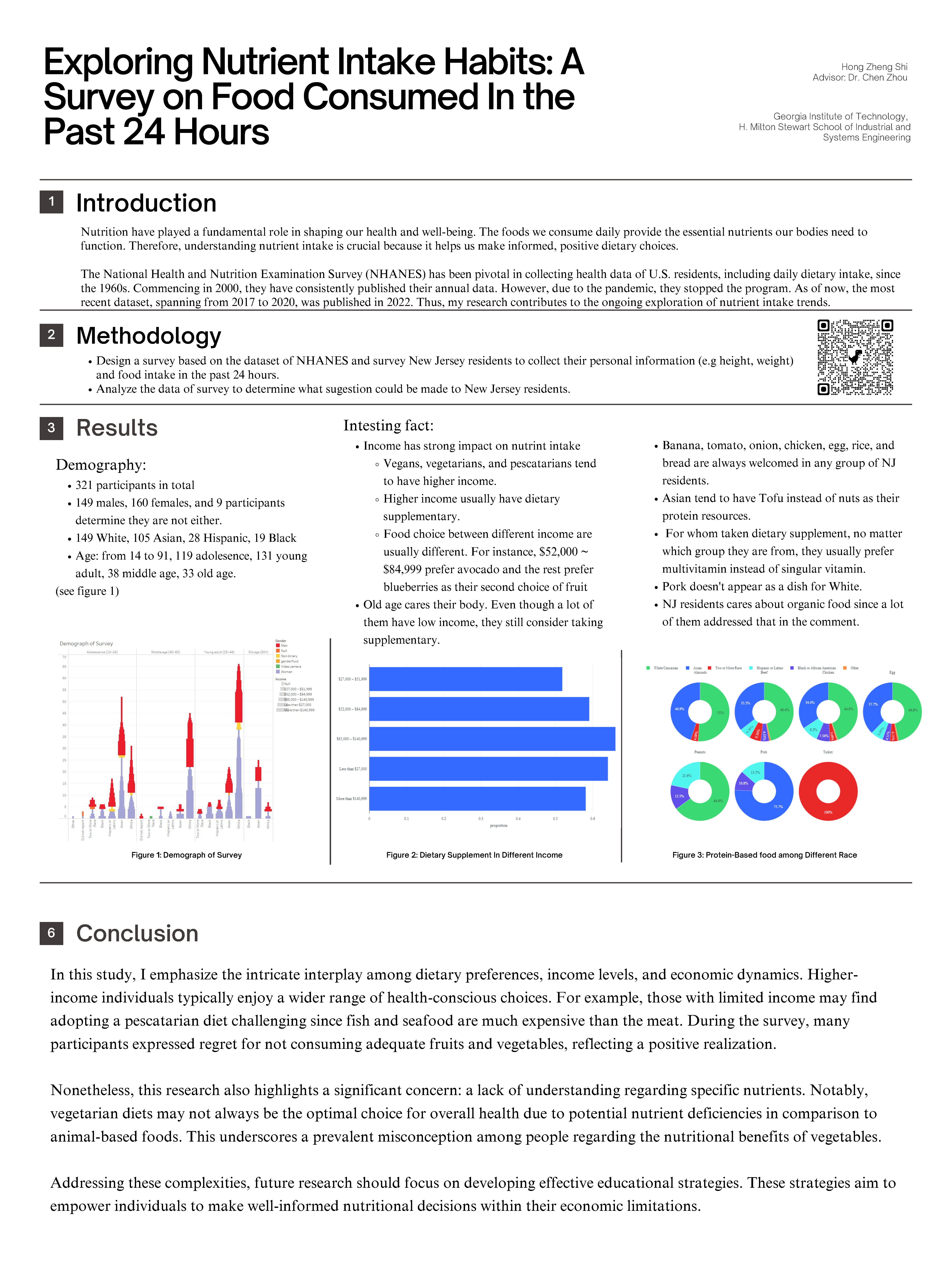 Exploring Nutrient Intake Habits: A Survey on Food Consumed In the Past 24 Hours poster