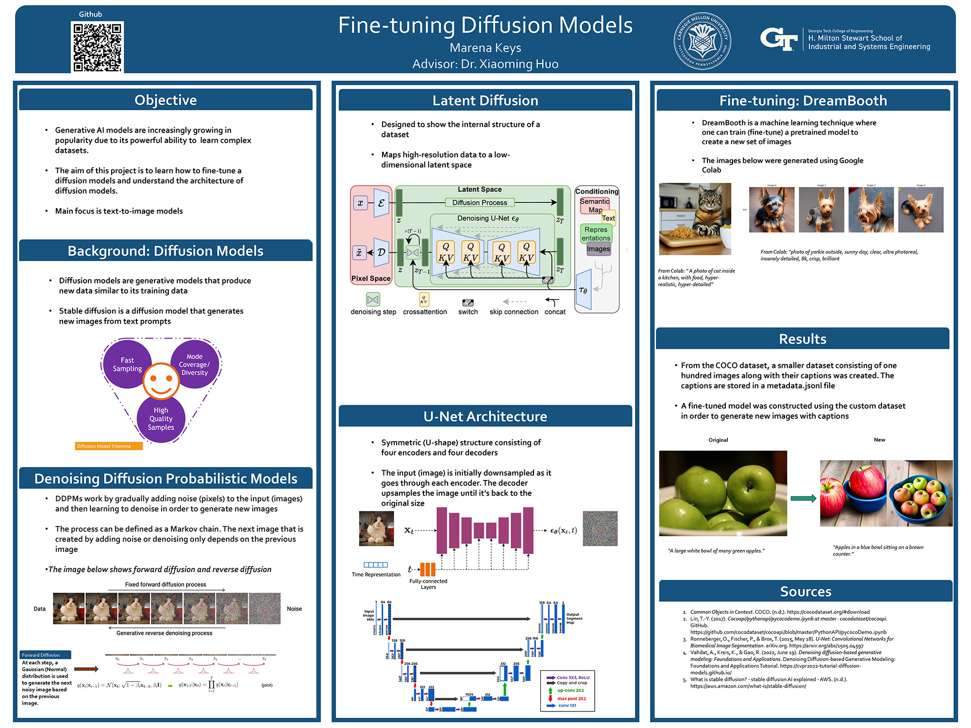 Fine-tuning Diffusion Models poster